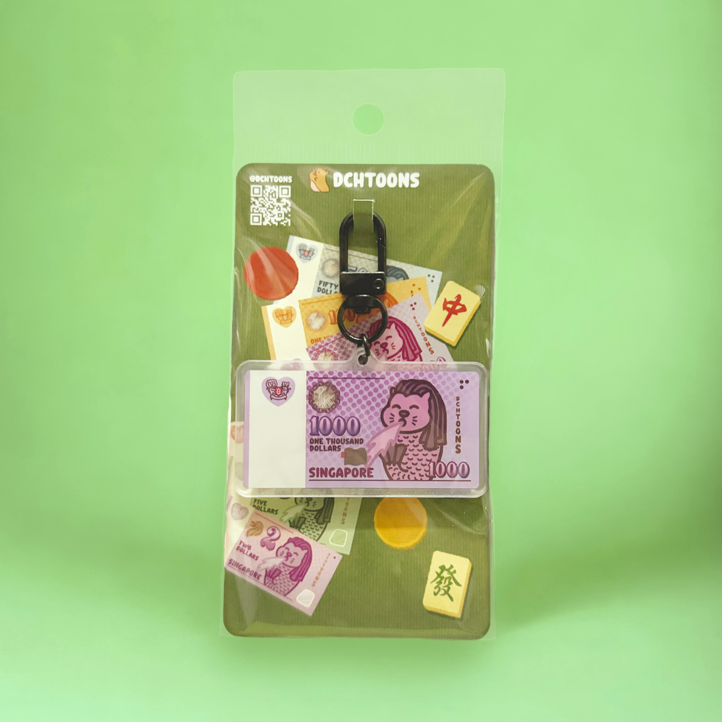 One Thousand Merlion Dollars Keychain
