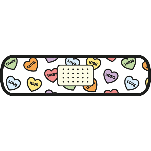 Candy Hearts Bandage V1