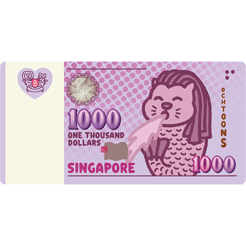 One Thousand Merlion Dollars