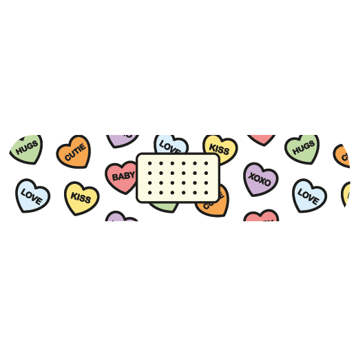 Candy Hearts Bandage V2