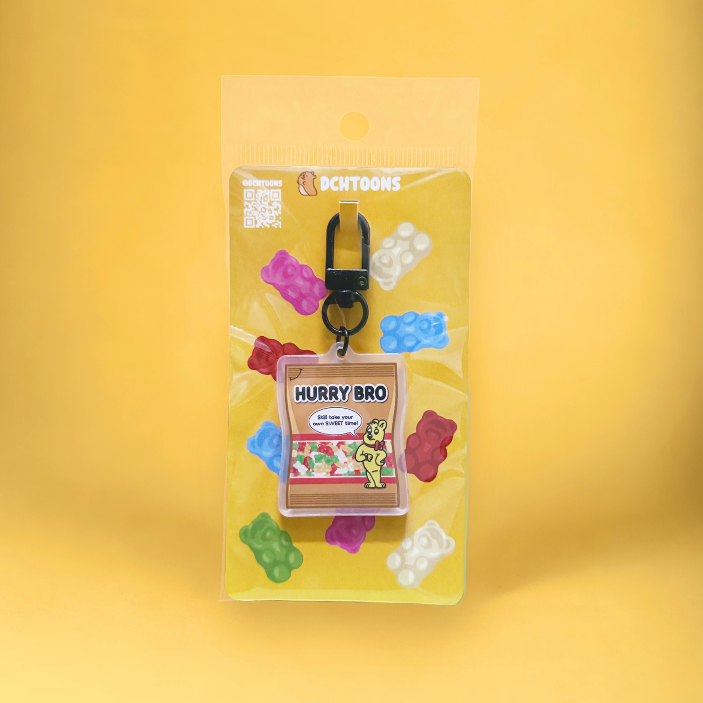 Hurry Bro Keychain
