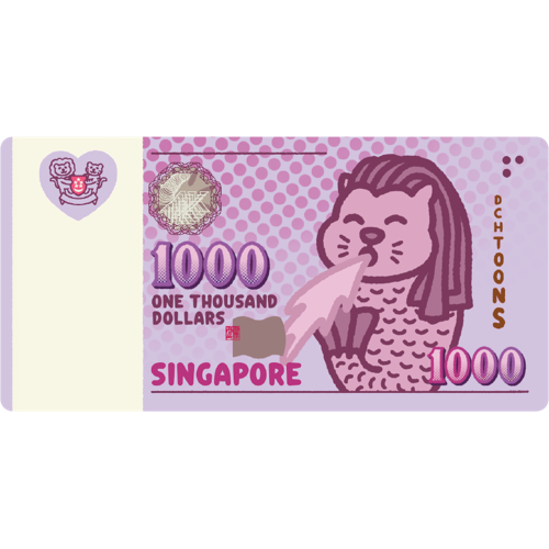 One Thousand Merlion Dollars