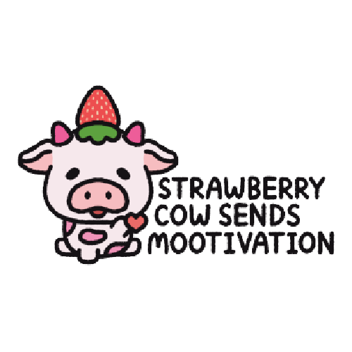 Mootivational Strawberry Cow