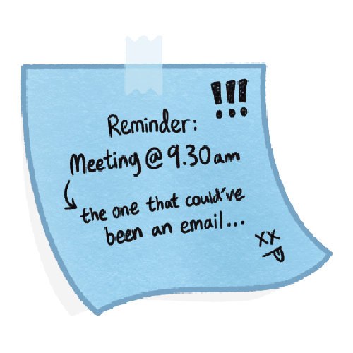 Meeting Reminder Note