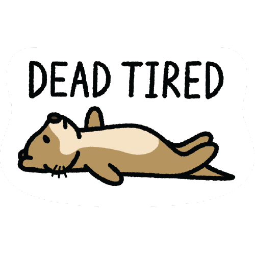 Dead Tired Otter