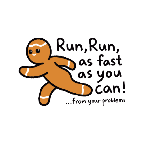 Running Gingerbread Cookie