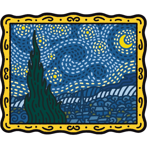 Starry Starry Night (Blue)