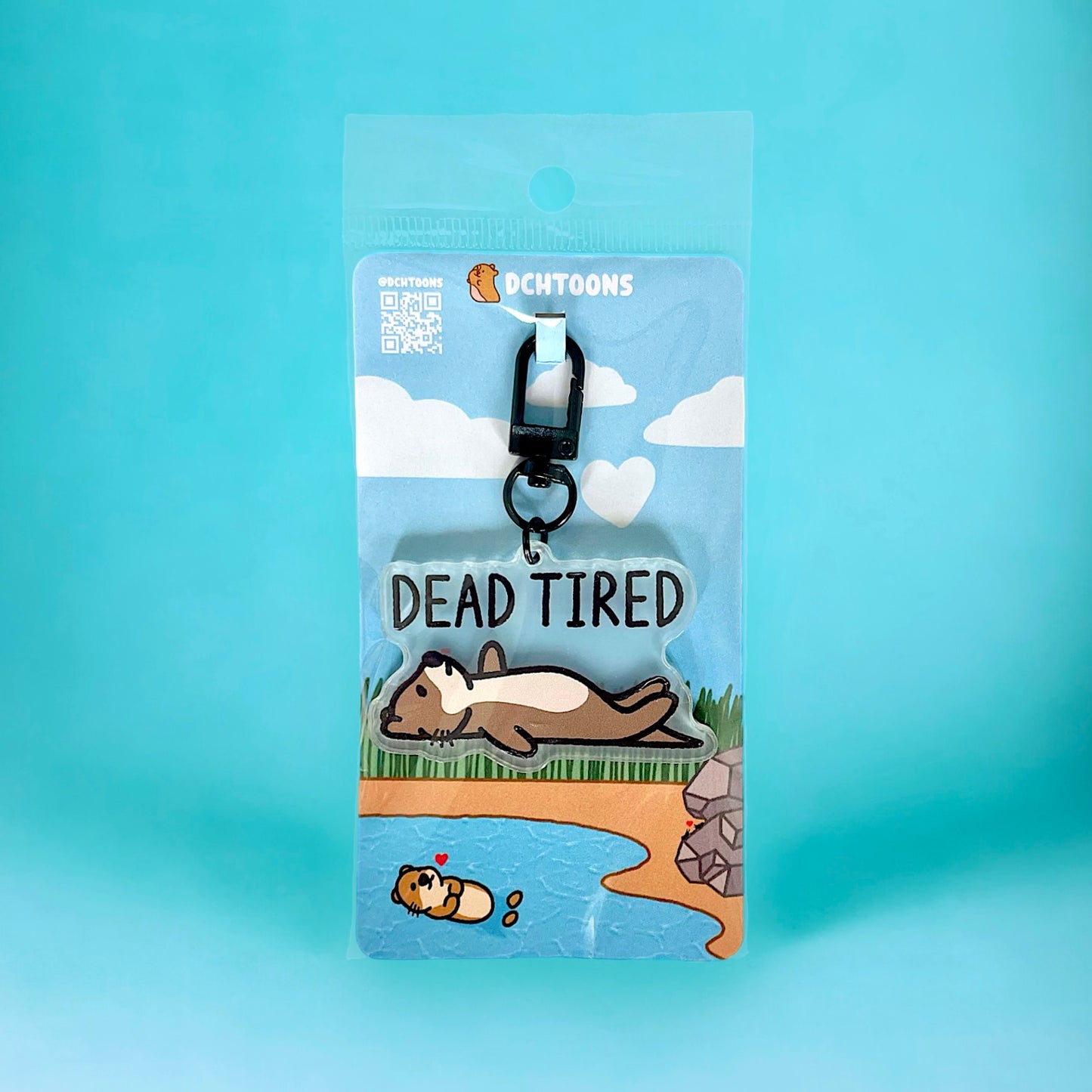 Dead Tired Keychain