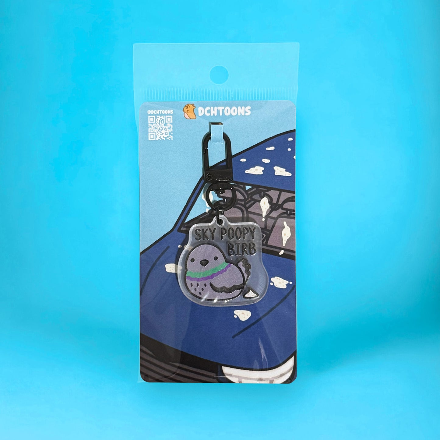 Sky Poopy Birb Keychain