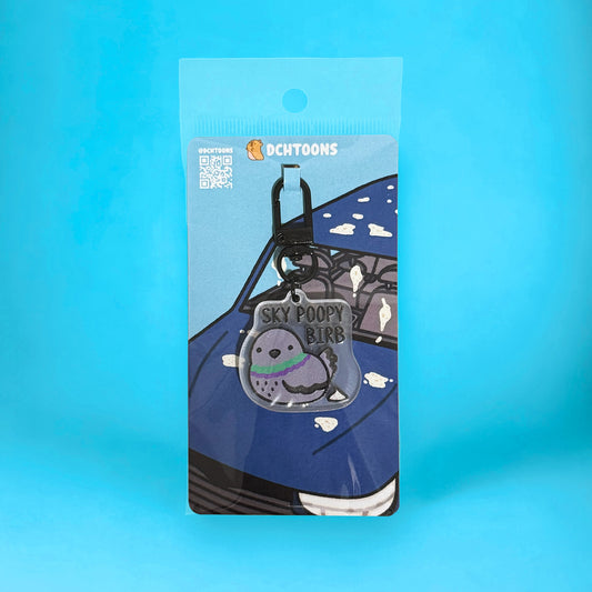 Sky Poopy Birb Keychain