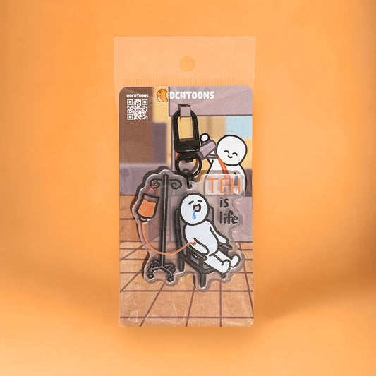 Teh is Life Keychain